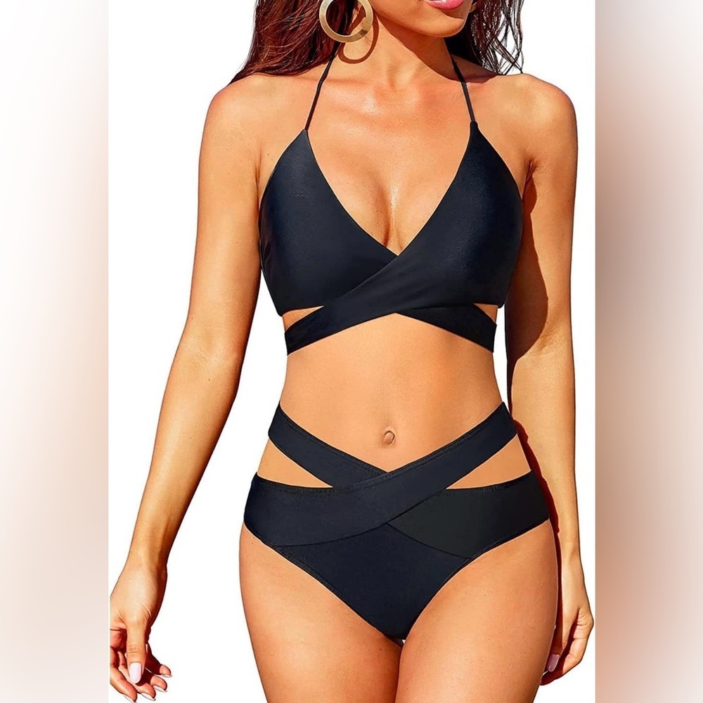*New Holipick Black Bikini 2PC